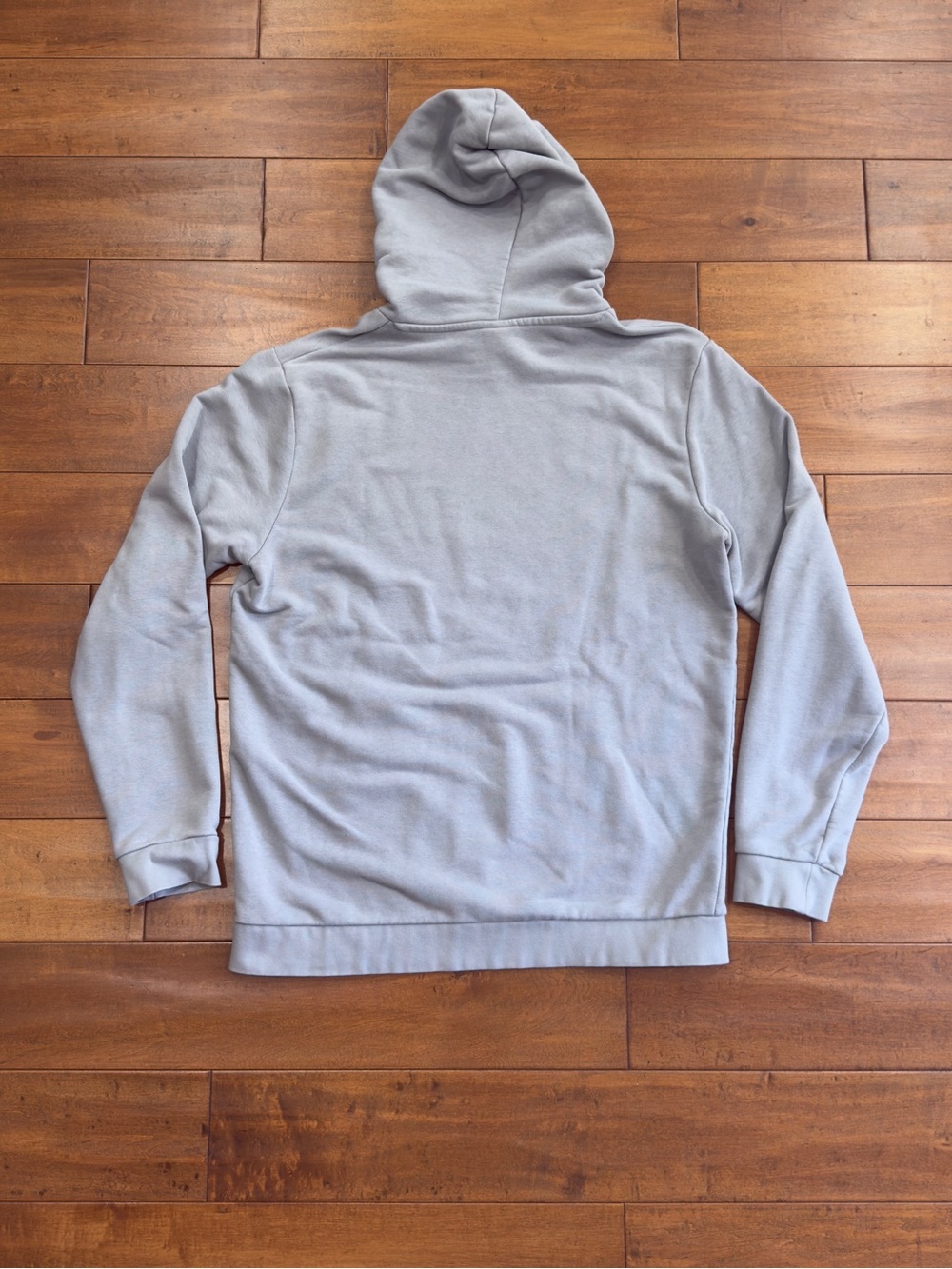 Kappa Light Gray Hoodie with Purple Logo - Picture 7 of 14